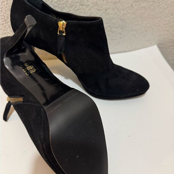 LK Bennett London Black suede shoe booties EU 40 US 9 - Picture 10 of 16